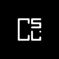 csl lettre logo Créatif conception avec vecteur graphique, csl Facile et moderne logo. csl luxueux alphabet conception