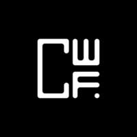 cwf lettre logo Créatif conception avec vecteur graphique, cwf Facile et moderne logo. cwf luxueux alphabet conception