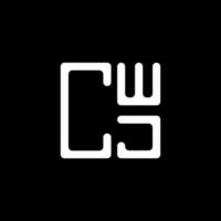 cwj lettre logo Créatif conception avec vecteur graphique, cwj Facile et moderne logo. cwj luxueux alphabet conception