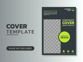 conception de couverture de livre d'entreprise créative vecteur