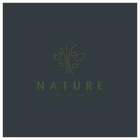 la nature vecteur logo. avec des arbres, rivières, mers, montagnes, affaires emblèmes, Voyage insignes, ,écologique santé,