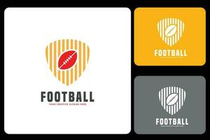 américain Football logo conception modèle vecteur