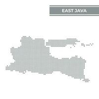 à pois carte de est Java est une Province de Indonésie vecteur