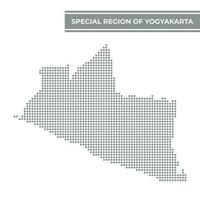 à pois carte de yogyakarta est une Province de Indonésie vecteur