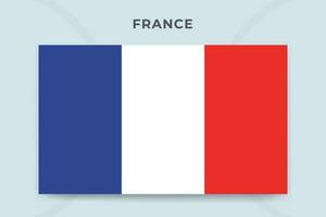 France nationale drapeau conception modèle vecteur