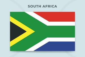 Sud Afrique nationale drapeau conception modèle vecteur