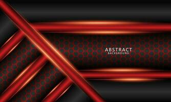 rouge noir moderne abstrait Contexte pour social médias conception fond d'écran vecteur