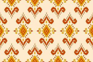 tissu motif ikat art. motif géométrique sans couture ethnique traditionnel. style américain, mexicain. vecteur