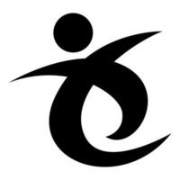 lettre X gens icône logo conception vecteur
