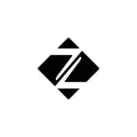 abstrait lettre z logo initiale z avec Créatif vecteur