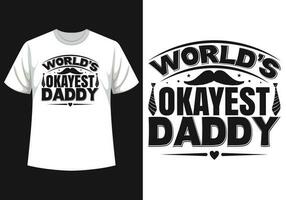 le plus correct papa T-shirt vecteur