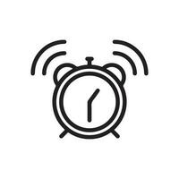 temps et l'horloge icône. heure, regarder et Date linéaire Icônes. temps la gestion et minuteur noir contour vecteur panneaux et symboles.