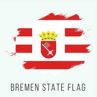 Allemagne Etat bremen vecteur drapeau conception modèle