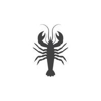 vecteur de logo de crevettes