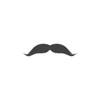vecteur d'icône de moustache