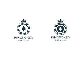 poker club emblème logo conception modèle vecteur