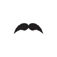 vecteur d'icône de moustache