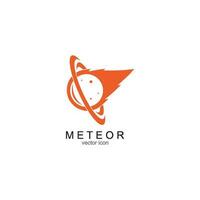 vecteur de logo météore