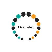 bracelet magasin badge logo moderne illustration vecteur