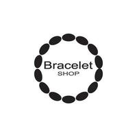 bracelet magasin badge logo moderne illustration vecteur