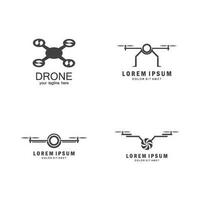 drone logo modèle conception vecteur