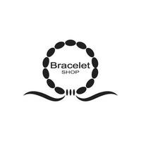 bracelet magasin badge logo moderne illustration vecteur