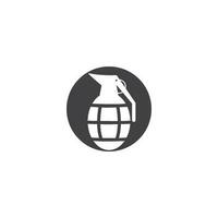 grenades logo conception vecteur. vecteur