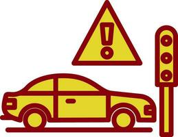 conception d'icône de vecteur d'avertissement