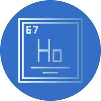 holmium vecteur icône conception