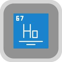 holmium vecteur icône conception