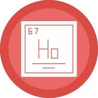 holmium vecteur icône conception