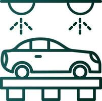 conception d'icône de vecteur de lavage de voiture