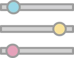 conception d'icône de vecteur de filtre