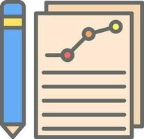 conception d'icône de vecteur de rapport