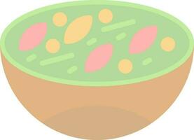 vert curry vecteur icône conception