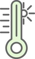 conception d'icône de vecteur de thermomètre