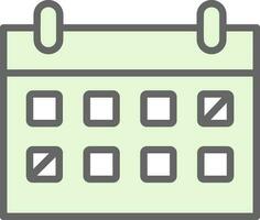 conception d'icône de vecteur de calendrier