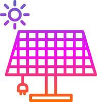 conception d'icône de vecteur d'énergie solaire