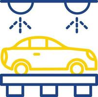 conception d'icône de vecteur de lavage de voiture