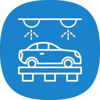 conception d'icône de vecteur de lavage de voiture