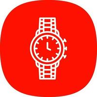 conception d'icône de vecteur de montre-bracelet