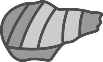 grillé porc vecteur icône conception