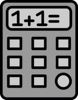 conception d'icône de vecteur de calculatrice