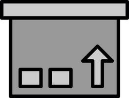 conception d'icône de vecteur de boîte de paquet