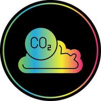 carbone dioxyde vecteur icône conception