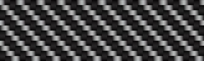 En-tête abstrait carbone noir et gris look moderne en acier inoxydable métallique bannière transparente motif de fond illustration vectorielle vecteur