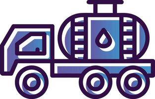 conception d'icône de vecteur de pétrolier