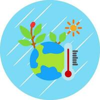 conception d'icône vectorielle de changement climatique vecteur