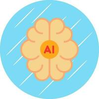 conception d'icône de vecteur de cerveau