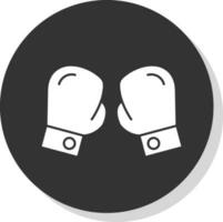 conception d'icône vectorielle de gants de boxe vecteur